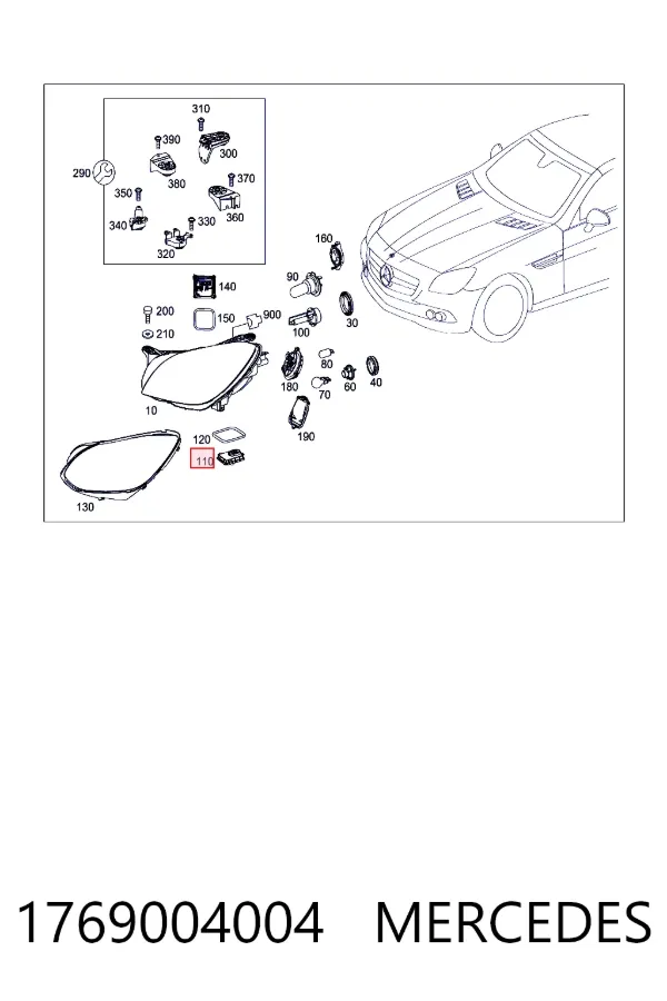  Mercedes A1769004004