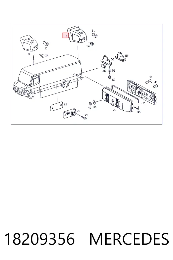  A0018209356 Mercedes