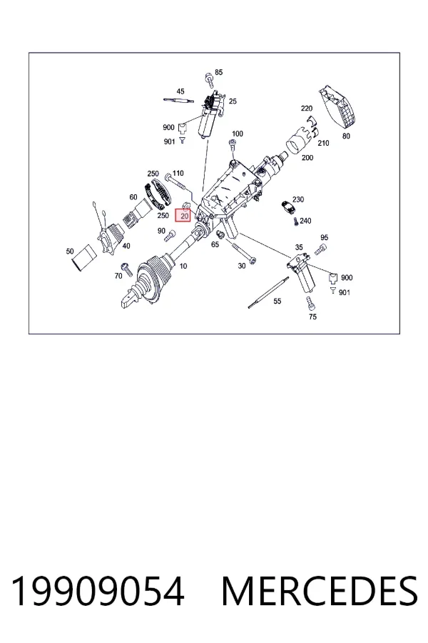  Mercedes A0019909054 цена, от 7.30 USD