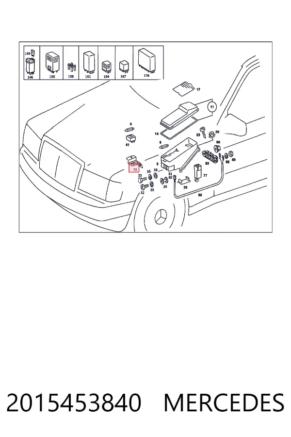 A2015453840 Mercedes 