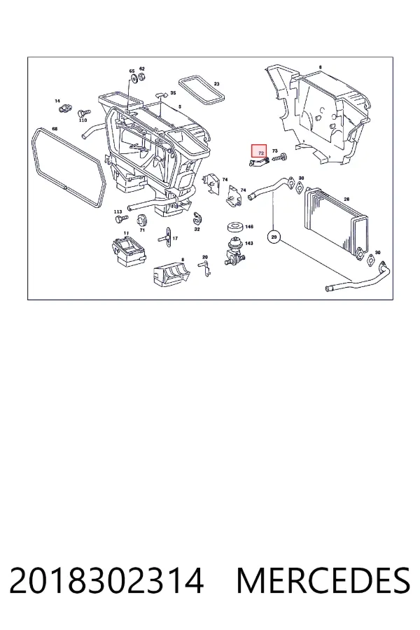 A2018302314 Mercedes 