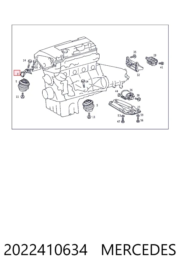 A2022410634 Mercedes 
