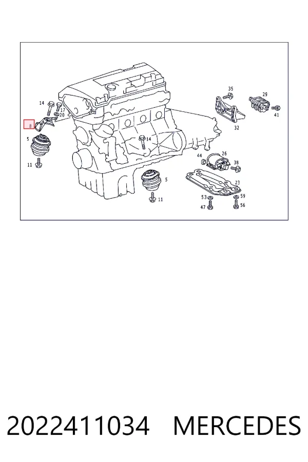 A2022411034 Mercedes 