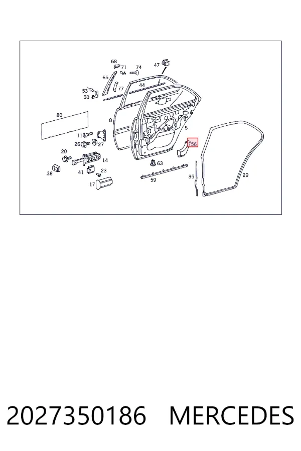 A2027350186 Mercedes 