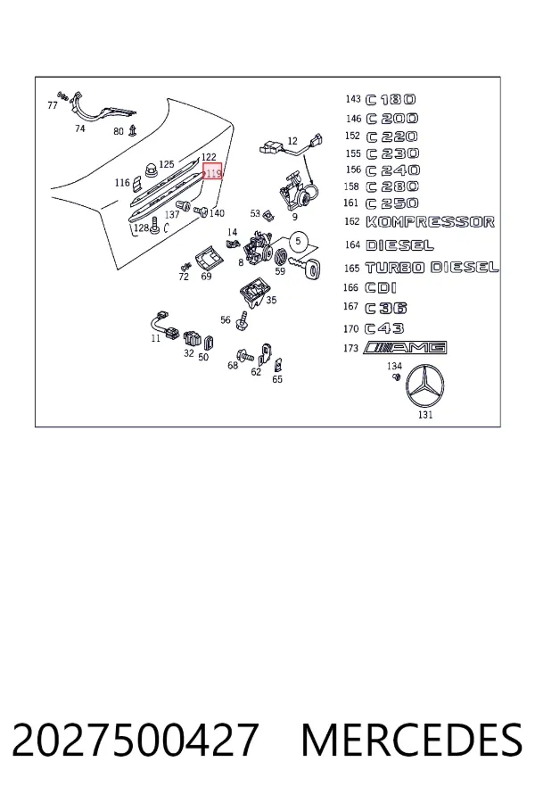  2027500427 Mercedes