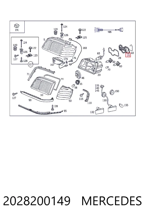 A2028200149 Mercedes 
