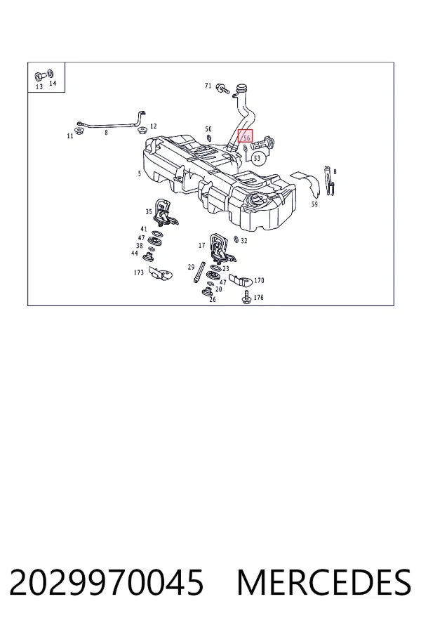 A2029970045 Mercedes 