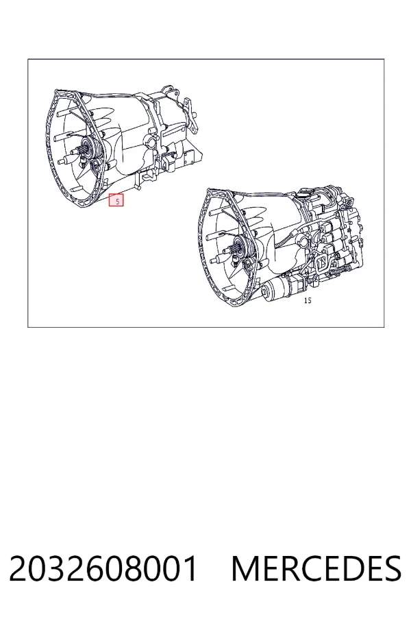 КПП Mercedes C CL203