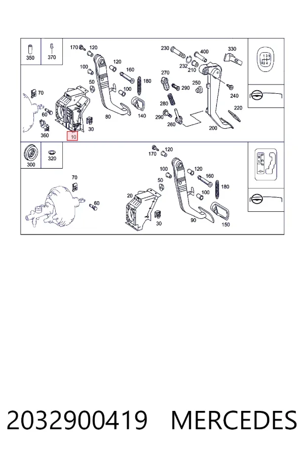 A2032900419 Mercedes 
