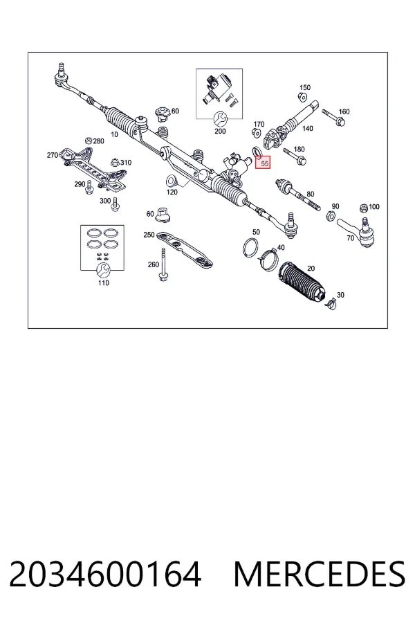 A2034600164 Mercedes 