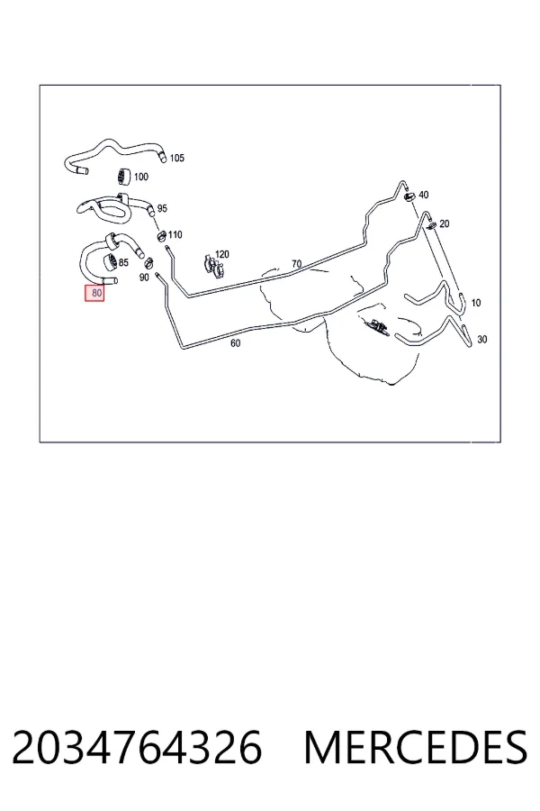A2034764326 Mercedes 