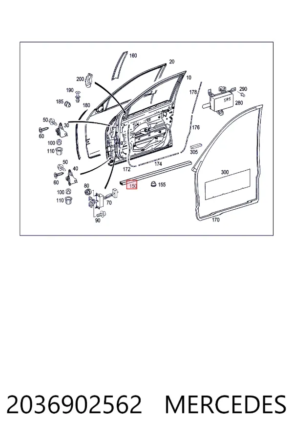  A2036902562 Mercedes