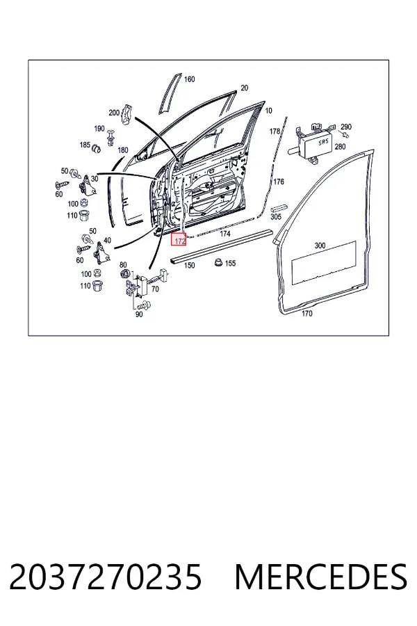 A2037270235 Mercedes 