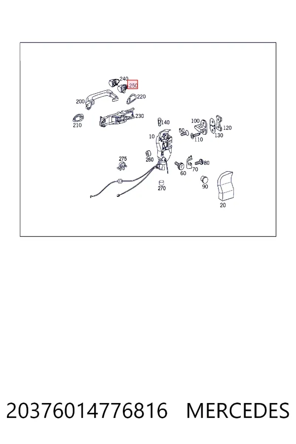  Mercedes A2037601477 цена, от 6.26 USD
