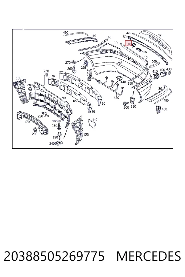  Mercedes A2038850526