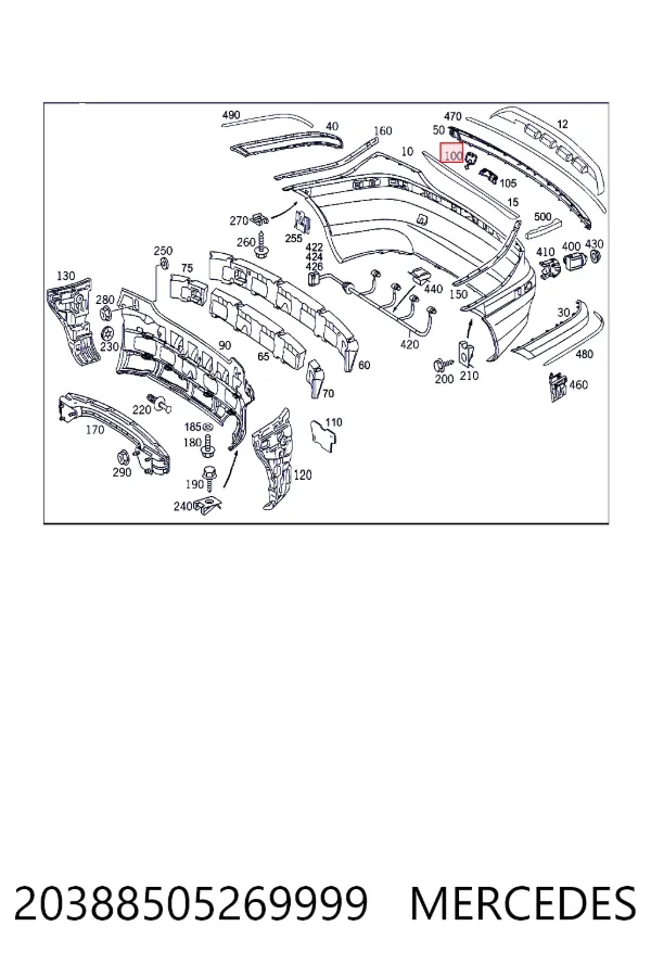 A2038850526 Mercedes 