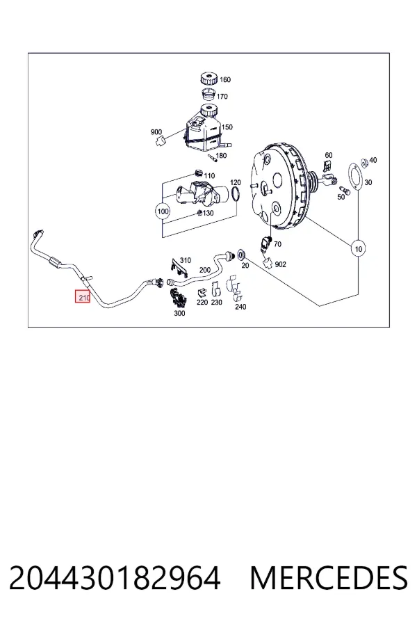 Купить A2044301829 Mercedes 