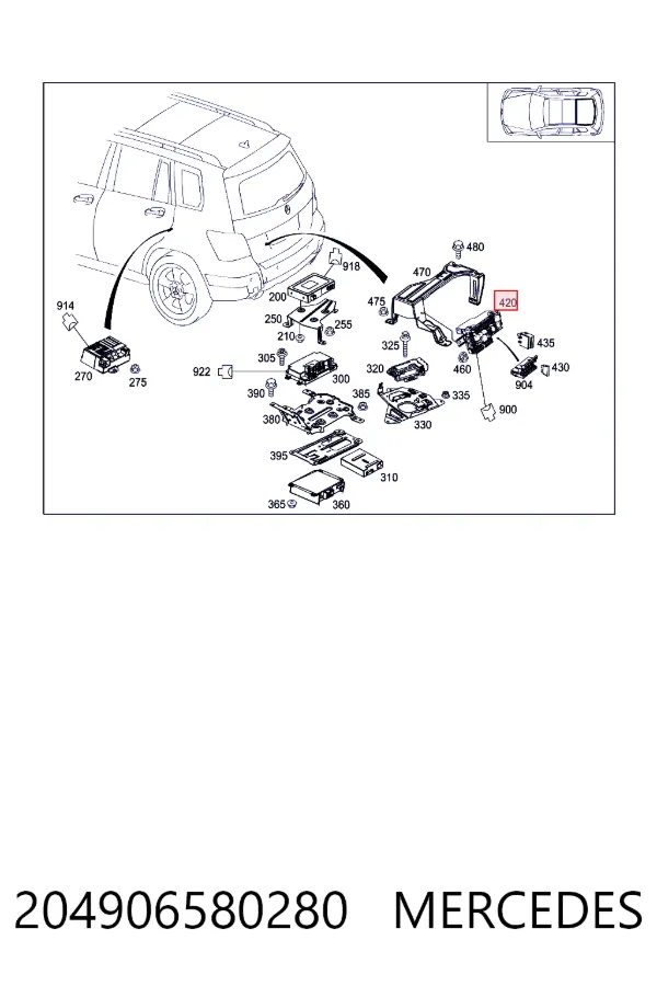 Блок управления сигналами SAM Mercedes A2049065802 цена, от 176.64 USD