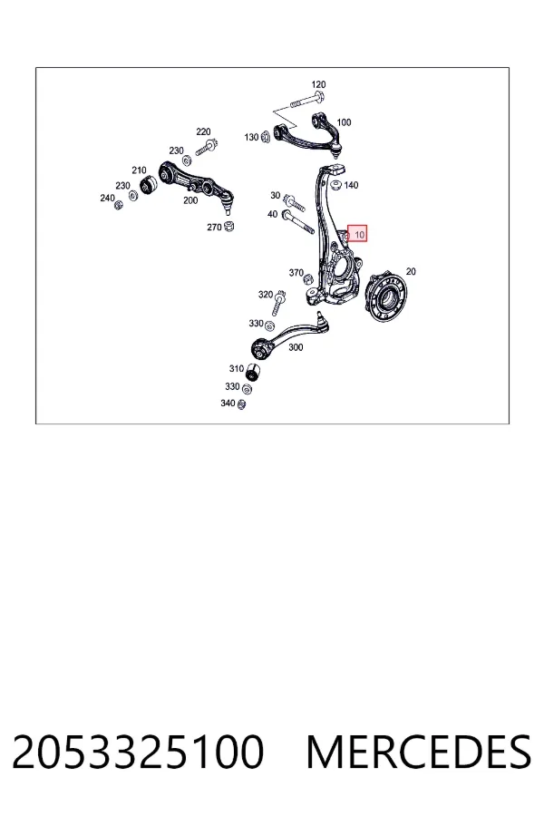  Mercedes A2053325100 цена, от 421.41 USD