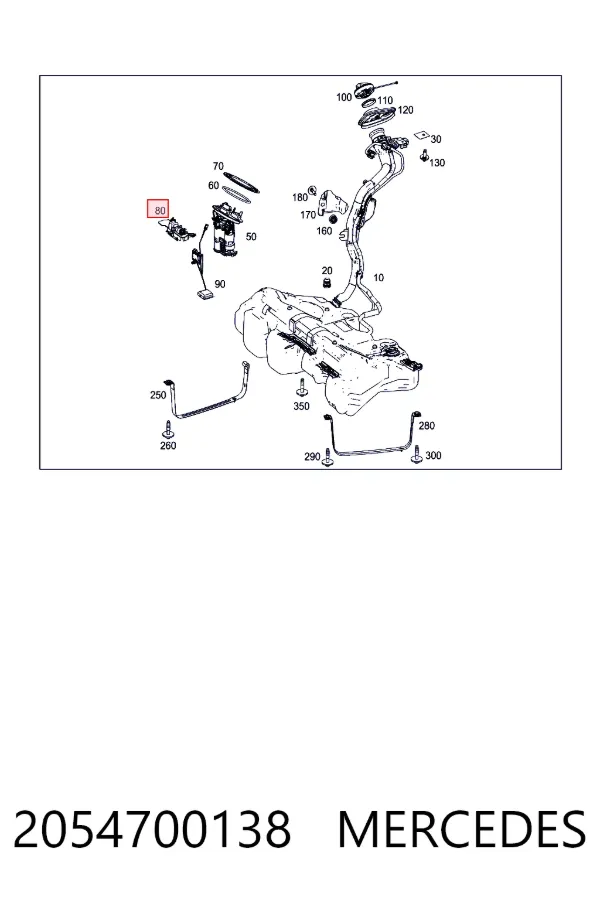 A2054700138 Mercedes 