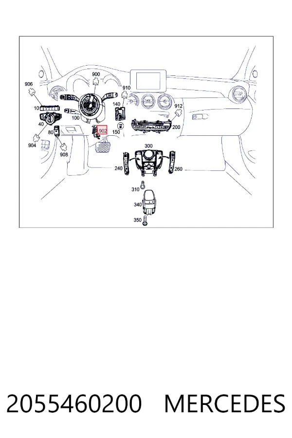 A2055460200 Mercedes 