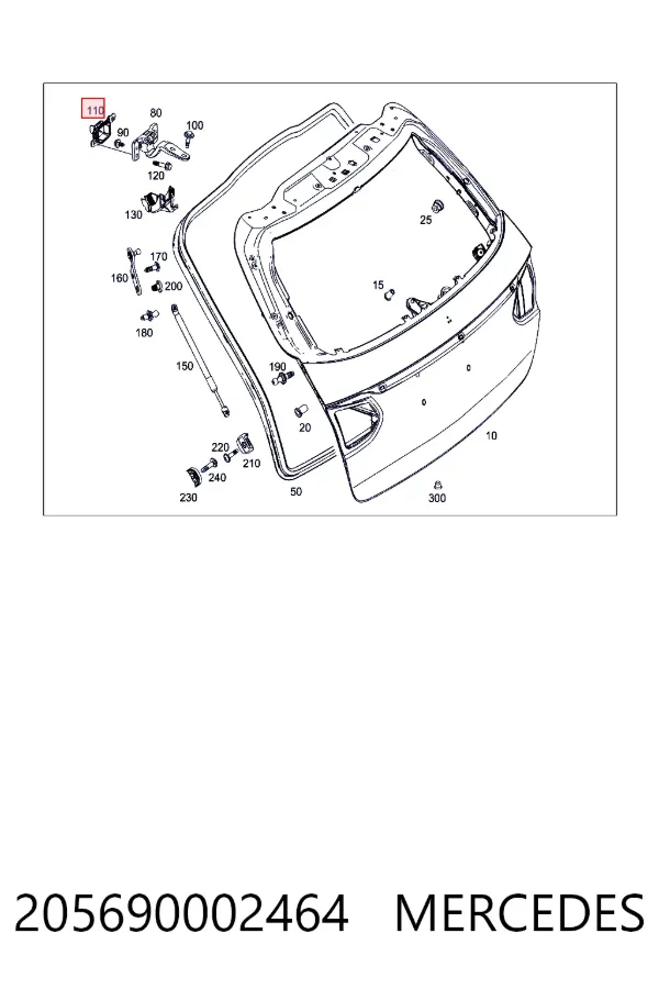  Mercedes A2056900024 цена, от 43.78 USD