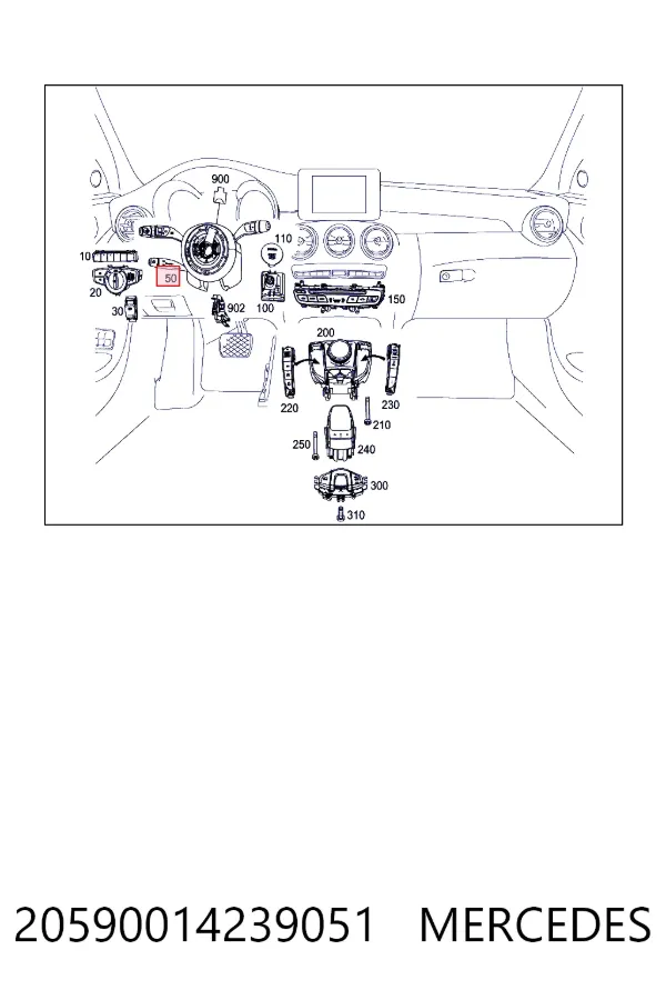  Mercedes A2059001423