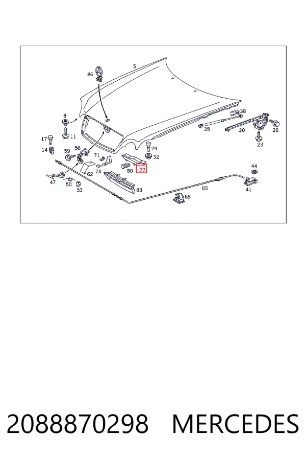 A2088870298 Mercedes 