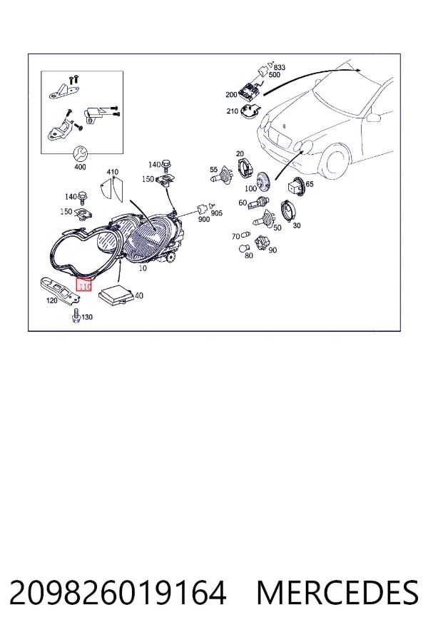  Mercedes A2098260191