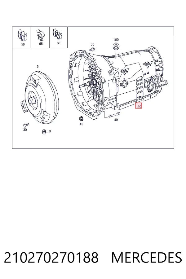 A2102702701 Mercedes Автоматическая коробка передач