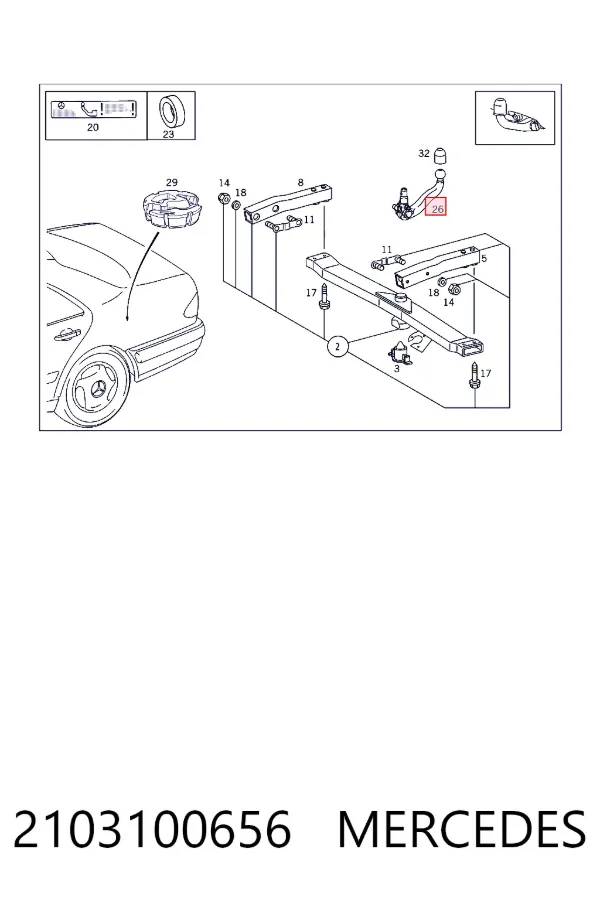 A2103100656 Mercedes 