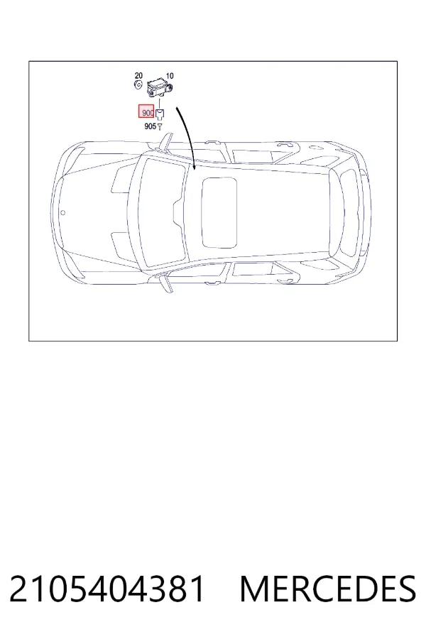  2105404381 Mercedes