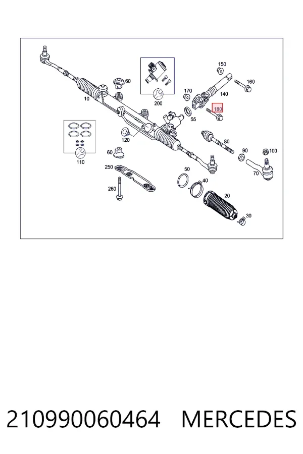  Mercedes A2109900604 цена, от 3.65 USD