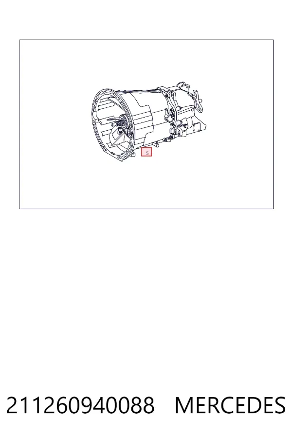 Коробка передач Mercedes A2112609400