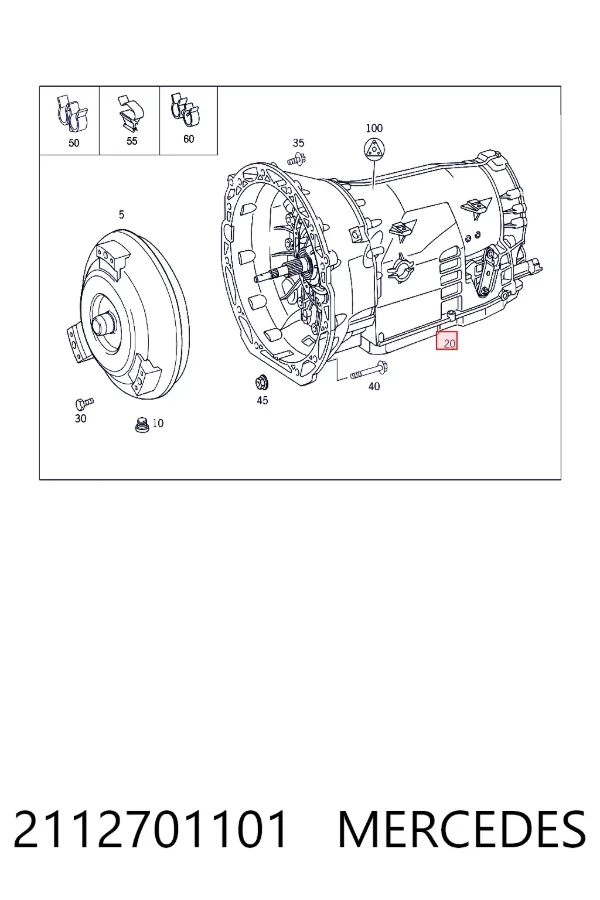 Коробка передач автомат Mercedes A2112701101 цена, от 503.08 USD