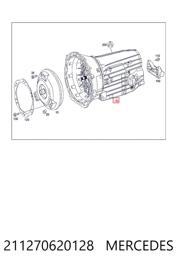 Коробка передач автомат Mercedes A2112706201 цена, от 366.82 USD