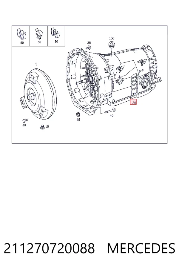 АКПП A2112707200 Mercedes