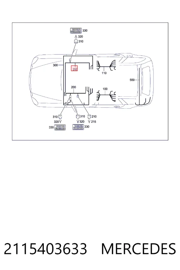 A2115403633 Mercedes 