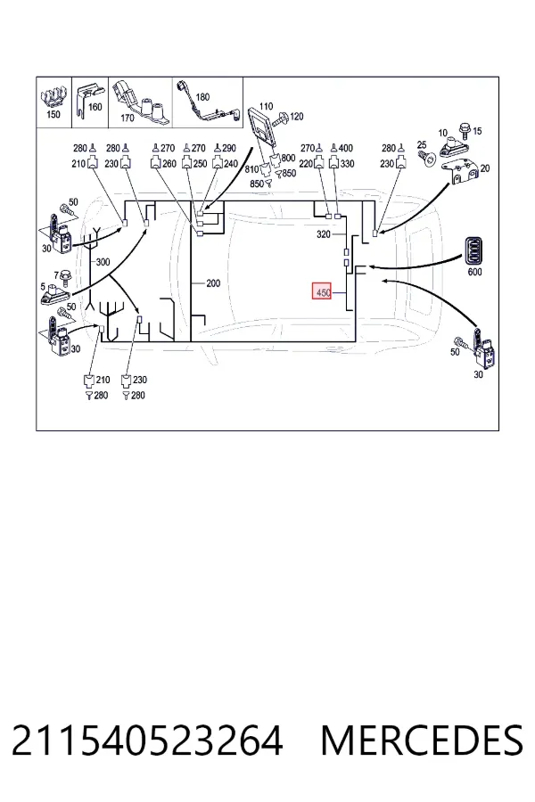  A2115405232 Mercedes