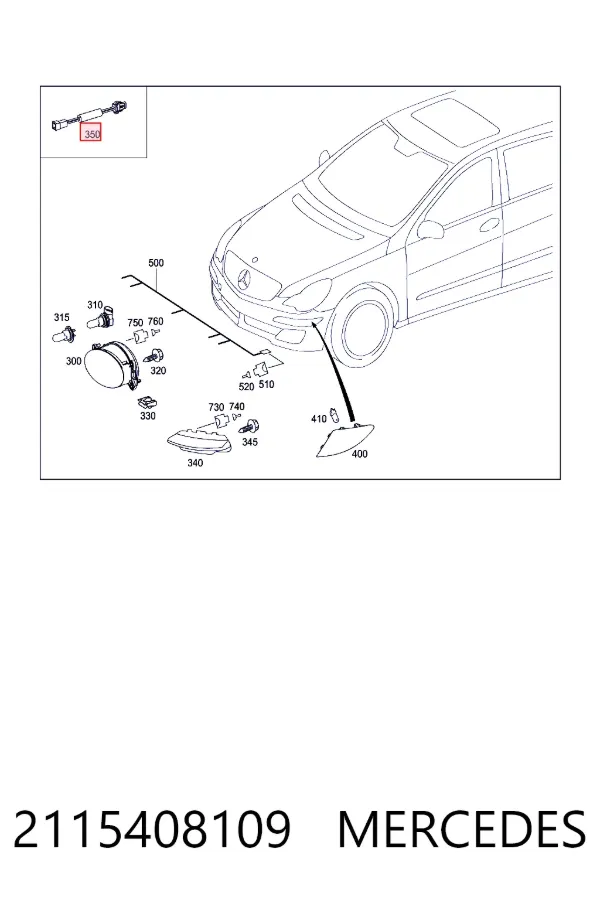 Mercedes A2115408109