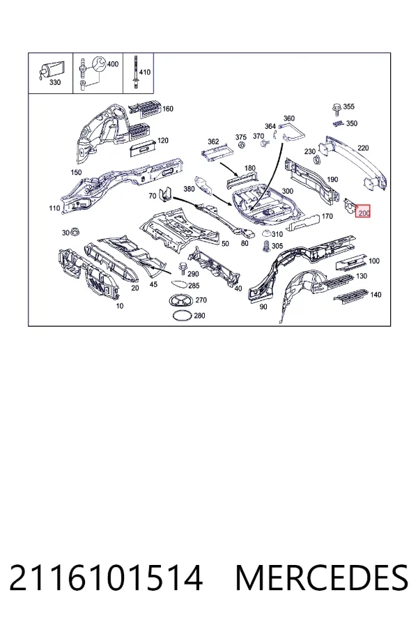 A2116101514 Mercedes 