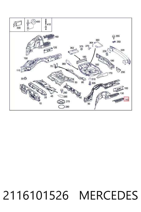 A2116101526 Mercedes 
