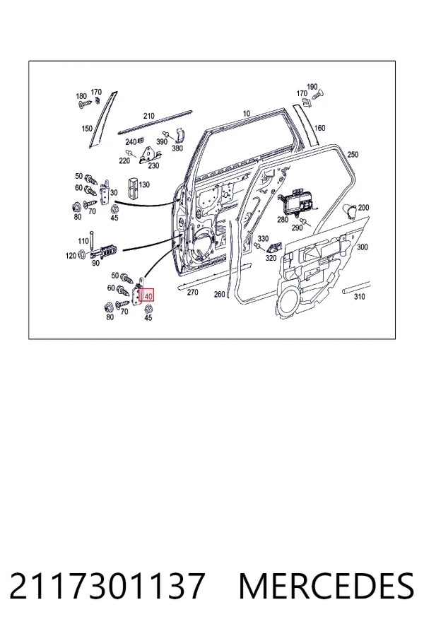  A2117301137 Mercedes