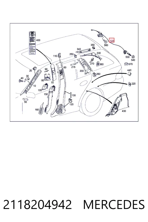  2118204942 Mercedes