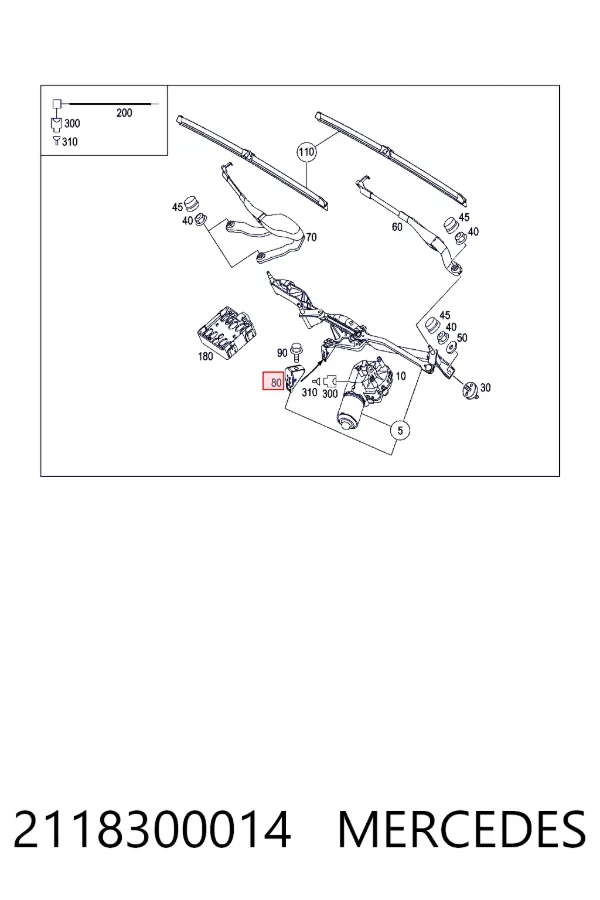  Mercedes A2118300014 цена, от 12.67 USD