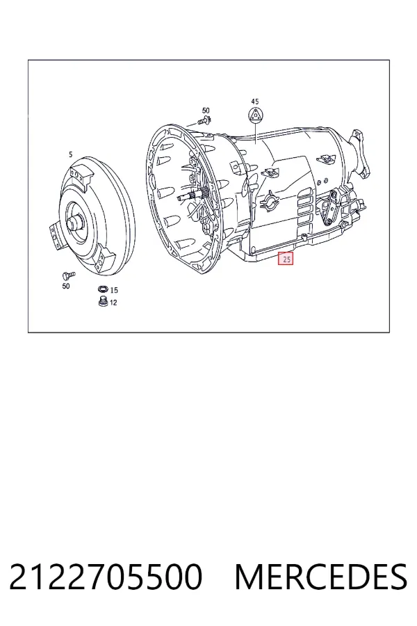 АКПП 2122705500 Mercedes