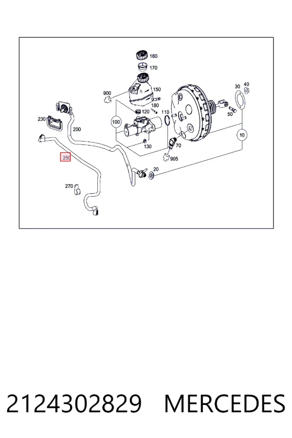  Mercedes A2124302829