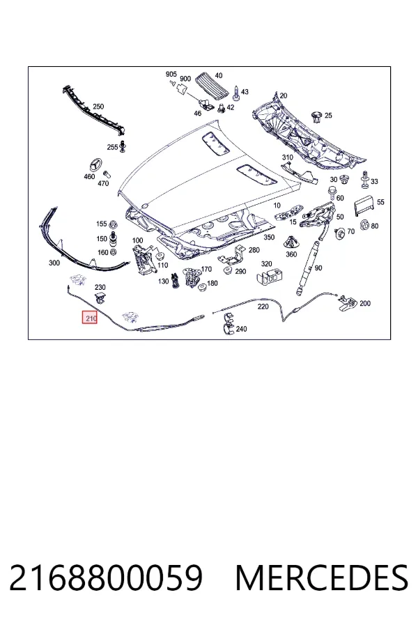  A2168800059 Mercedes