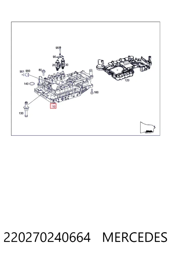  Mercedes A2202702406 цена, от 197.52 USD