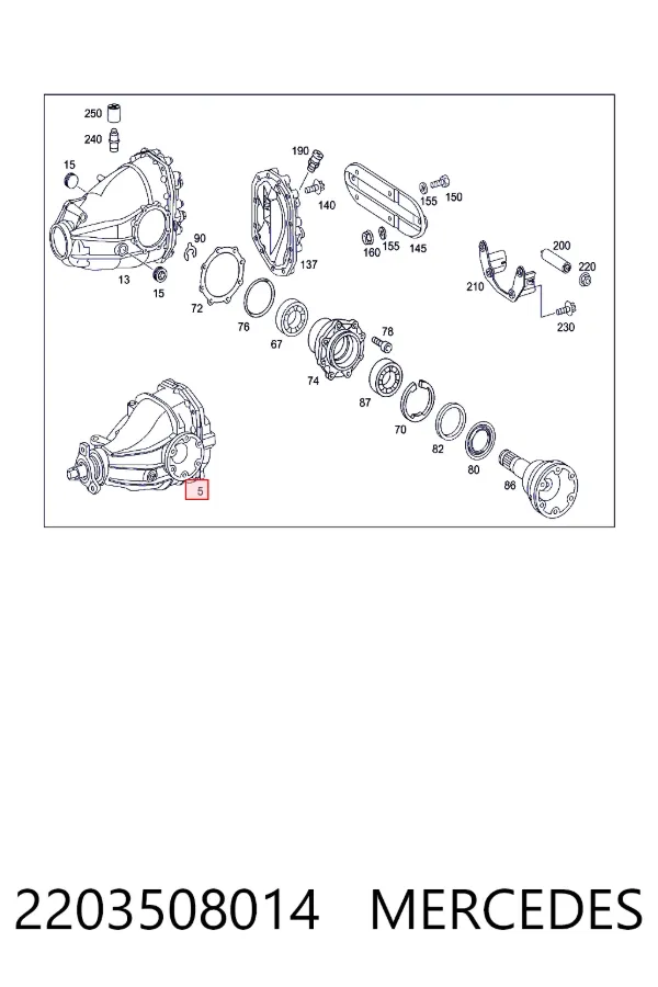  Mercedes A2203508014
